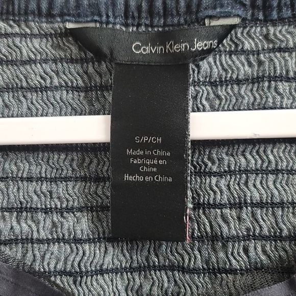 𝅺women's calvin klein jean dress. Size small. - Picture 3 of 5